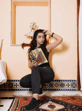 Load image into Gallery viewer, Kardashii perfect casual-chic Wool Old Handmade Kilim Top Handle Carpet Backpack Easy-Carry Bag Kardashian Kim Kylie