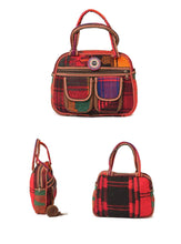 Load image into Gallery viewer, kardashii antique Vintage Jajim Turkish Rug Top Handle fashionable roomy on-trend Purse Kilim Rug Bag Kardashian Kim Kylie