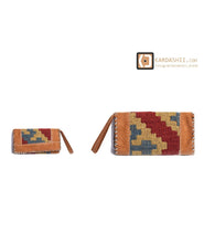 Load image into Gallery viewer, Kardashii colorful wallet handmade functionalities Jajim bag Kardashii handmade shoes ancient rubber or leather silk or cotton light-weight and very comfortable for your daily use Kardashian Kim Kylie