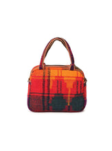 Load image into Gallery viewer, kardashii antique Vintage Jajim Turkish Rug Top Handle fashionable roomy on-trend Purse Kilim Rug Bag Kardashian Kim Kylie