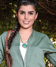 Load image into Gallery viewer, Kardashii Women's Classic turquoise Style functional Colorful necklace, ring, and bracelet Evokes a Fine Lifestyle Kardashian Kim Kylie