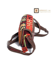 Load image into Gallery viewer, Kardashii streetwear references antique bag handmade cotton fabric fashionable chic on-trend purse kilim rug bag Kardashian kim kylie