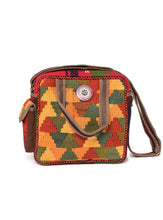 Load image into Gallery viewer, kardashii Ethnic antique Vintage Turkish Rug Top Handle new design fashionable chic on-trend Purse Kilim Rug Bag Kardashian Kim Kylie