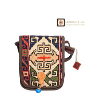 Load image into Gallery viewer, Kardashii Yellow mysterious design Handmade Carpet Bag for Travel Kardashian Kim Kylie