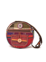 Load image into Gallery viewer, Kardashii Colorfulness hand weaved ethnic shoulder bag handmade match this bag with your dress, shoes, nail kardashian kim kylie