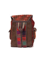 Load image into Gallery viewer, Kardashii High-Quality Suzani Wool Old Handmade Kilim Top Handle Carpet Backpack Easy-Carry Bag Kardashian Kim Kylie