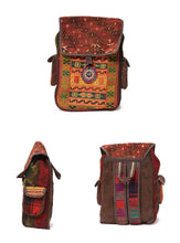 Load image into Gallery viewer, Kardashii High-Quality Suzani Wool Old Handmade Kilim Top Handle Carpet Backpack Easy-Carry Bag Kardashian Kim Kylie