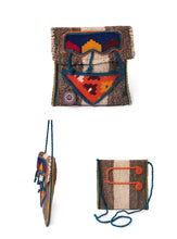 Load image into Gallery viewer, Kardashii Kilim Qashqai-Antique-Carpet amazing front design perfectly complements the retro-chic aesthetic of the patches kardashian kim kylie