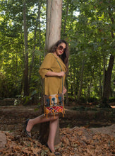 Load image into Gallery viewer, Kardashii roomy, comfortable model a casual-chic amazing front design perfectly complements the retro-chic aesthetic of the patches kardashian kim kylie