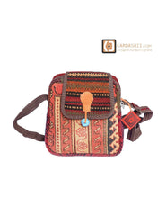 Load image into Gallery viewer, Kardashii Gorgeous Girl/Boy Handmade Kilim unbeatable combination Backpack with Traditional Geometric Design
