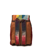Load image into Gallery viewer, Kardashii Antique Retro-Chic Handmade Colorful Antique Kilim Carpet Top Handle Backpack Gift Kardashian Kim Kylie