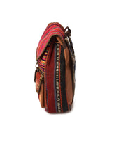 Load image into Gallery viewer, Kardashii Antique Retro-Chic Handmade Colorful Antique Kilim Carpet Top Handle Backpack Gift Kardashian Kim Kylie