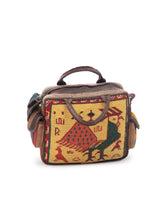 Load image into Gallery viewer, kardashii Vintage Turkish Rug Top Handle fashionable roomy on-trend Suzani Rug Bag Kardashian Suzani Kylie