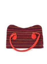 Load image into Gallery viewer, Kardashii Fashionable Lightweight Woven Wool Shoulder Bag with Top Handle for Hand or Elbow Carry Kardashian Kim Kylie