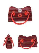 Load image into Gallery viewer, Kardashii Fashionable Lightweight Woven Wool Shoulder Bag with Top Handle for Hand or Elbow Carry Kardashian Kim Kylie