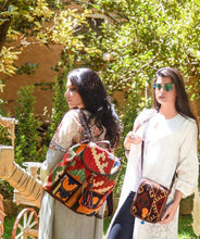 Load image into Gallery viewer, Kardashii softly structured shape and an oversized flap closure Bag High-Grade Wool-Ease from Day to Evening Kardashian Kim Kylie
