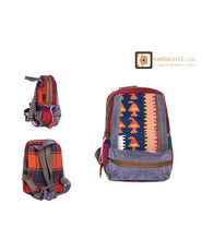 Load image into Gallery viewer, Kardashii traditional hand-weaved ethnic antique bag handmade cotton fabric fashionable chic on-trend purse kilim rug bag Kardashian kim kylie
