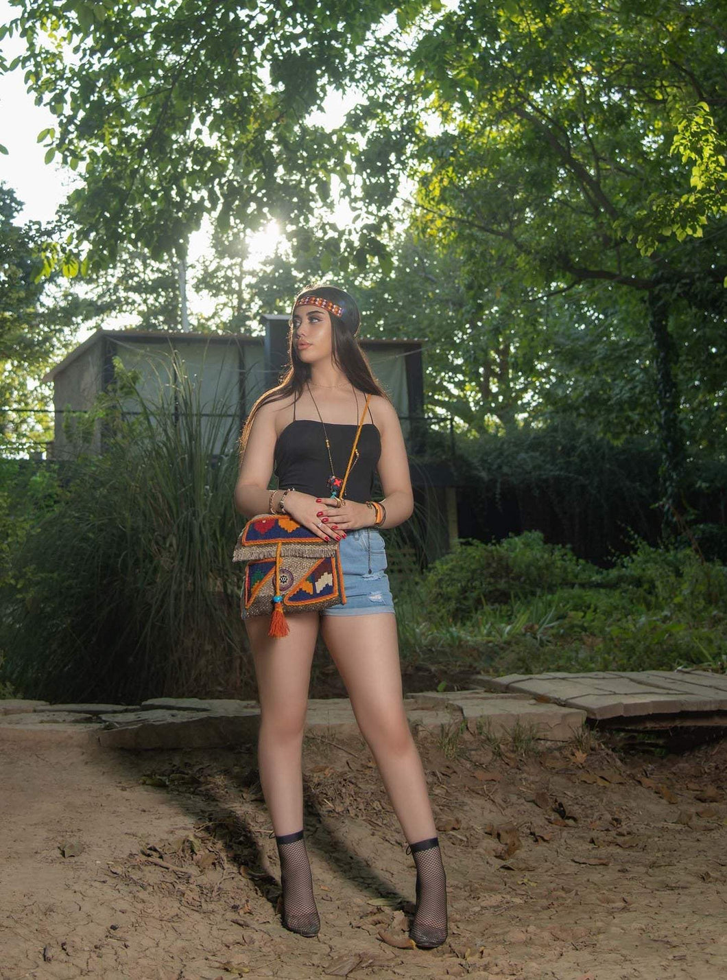 Kardashii beautiful modern Plus-Jajim flap bag Supple and Lightweight Flap Bag High-Grade Wool Ease from Day to Evening Kardashian Kim Kylie