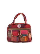 Load image into Gallery viewer, kardashii antique Vintage Jajim Turkish Rug Top Handle fashionable roomy on-trend Purse Kilim Rug Bag Kardashian Kim Kylie
