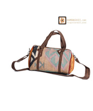 Load image into Gallery viewer, kardashii Vintage Turkish Rug Top Handle fashionable roomy on-trend Kilim Rug Bag Kardashian Kim Kylie
