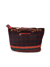 Load image into Gallery viewer, Kardashii Jajim strong wefts guarantee a long-lasting pleasure of oriental carpet art old carpetbag functional, durable, and instantly recognizable kardashian kim kylie
