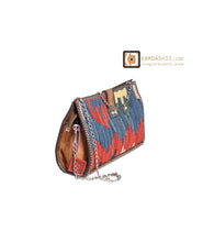 Load image into Gallery viewer, Kardashii Jajim sophisticated hand weaved ethnic shoulder bag handmade match this bag with your dress, shoes, nail kardashian kim kylie
