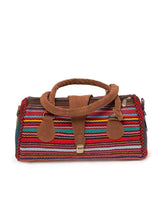 Load image into Gallery viewer, kardashii Vintage Turkish Rug Top Handle fashionable roomy on-trend Kilim Rug Bag Kardashian Kim Kylie
