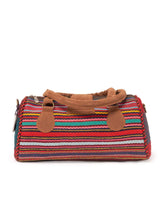 Load image into Gallery viewer, kardashii Vintage Turkish Rug Top Handle fashionable roomy on-trend Kilim Rug Bag Kardashian Kim Kylie
