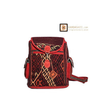 Load image into Gallery viewer, Kardashii Beautiful Moroccan Rug Backpack Made from Old Kilim Carpet and roomy interior for Travel and Beyond Kardashian kim kylie
