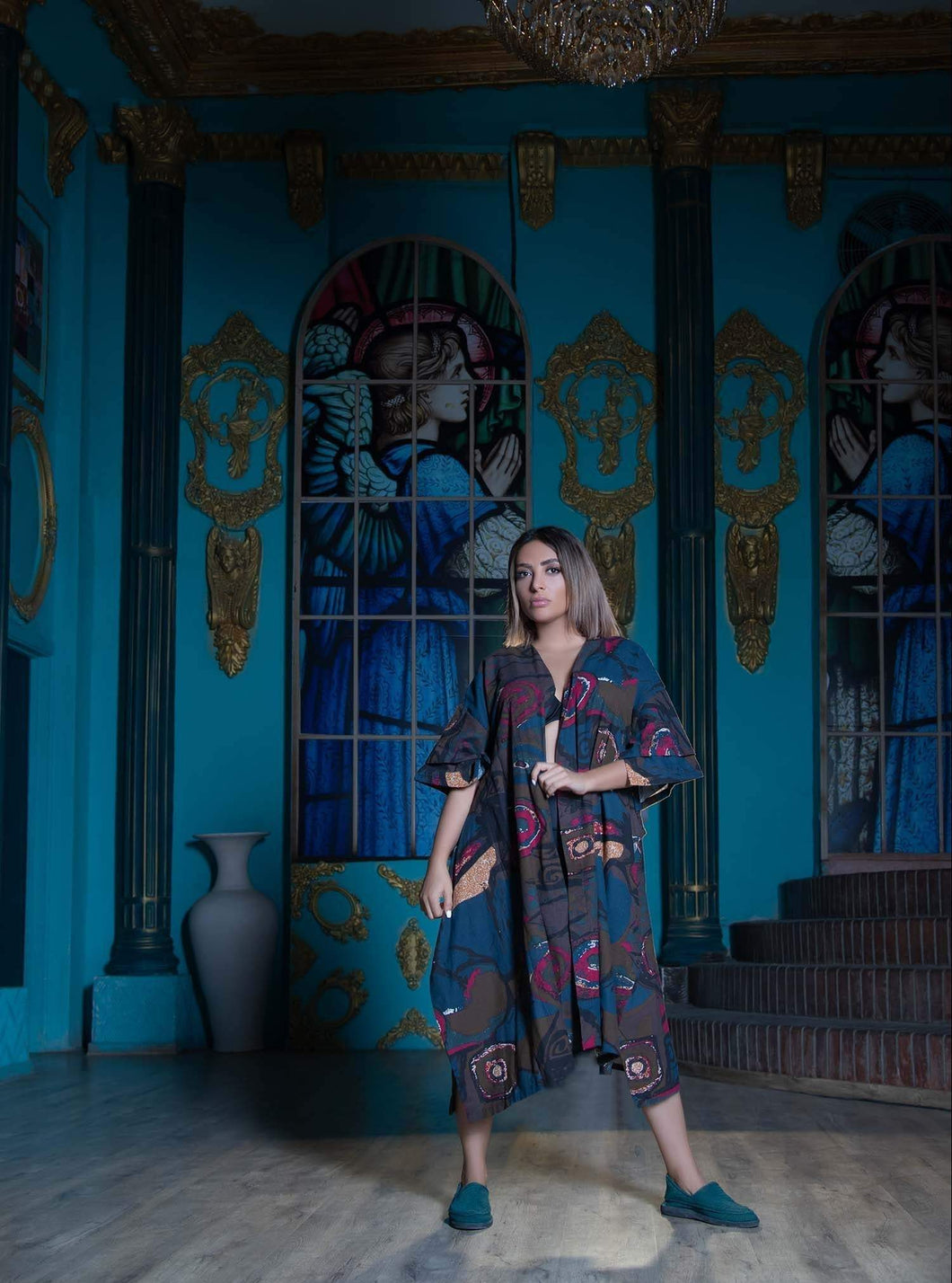 Kardashii colorful gorgeous durable dress good quality wool Kardashian Kim Kylie