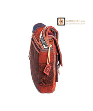 Load image into Gallery viewer, kardashii antique Vintage Jajim compartments and outside pocket fashionable roomy on-trend Purse Kilim Rug Bag Kardashian Kim Kylie
