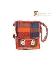 Load image into Gallery viewer, kardashii antique Vintage Jajim compartments and outside pocket fashionable roomy on-trend Purse Kilim Rug Bag Kardashian Kim Kylie
