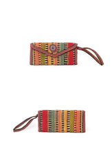 Load image into Gallery viewer, Kardashii colorful wallet handmade functionalities Jajim bag  Kardashii handmade shoes ancient rubber or leather silk or cotton light-weight and very comfortable for your daily use Kardashian Kim Kylie
