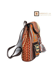 Load image into Gallery viewer, Kardashii Colorful Ethnic Unique Old Kilim Rug Handmade Carpet Bag Perfect plenty of space Kardashian Kim Kylie
