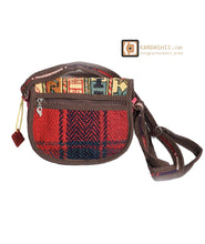 Load image into Gallery viewer, Kardashii durable leather antique vintage bag handmade design fashionable chic on-trend purse kilim rug bag Kardashian kim kylie
