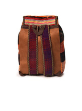 Load image into Gallery viewer, Kardashii Antique Retro-Chic Handmade Colorful Antique Kilim Carpet Top Handle Backpack Gift Kardashian Kim Kylie
