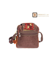 Load image into Gallery viewer, Kardashii Chic exquisitely fashioned Carpet Backpack with Geometric Design Panels Hand-Knotted Rug  Kardashian Kim Kylie
