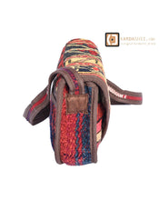 Load image into Gallery viewer, Kardashii shoulder or cross-body with its long adjustable shoulder strap bag chic on-trend purse kilim rug bag Kardashian kim kylie
