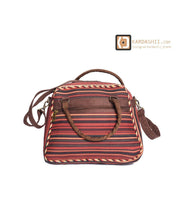 Load image into Gallery viewer, Colorfulness hand weaved functional ethnic Cross-Body bag handmade match this bag cross-body with its long adjustable shoulder strap Kardashian Kim kylie
