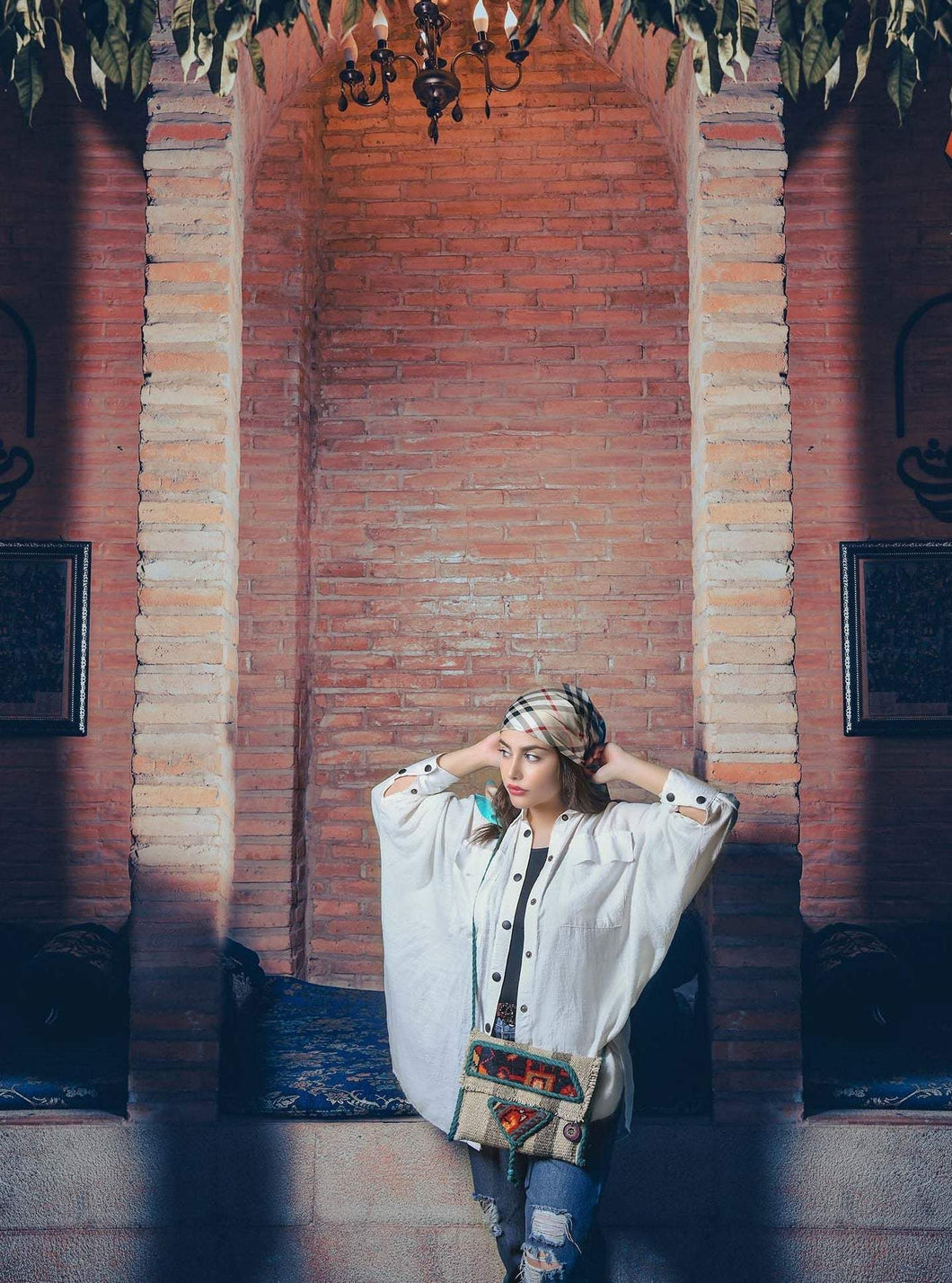 Kardashii Jajim everyday handmade Plus-Jajim bag handmade daytime essentials bag functional, antique and instantly uniqueness kardashian kim kylie