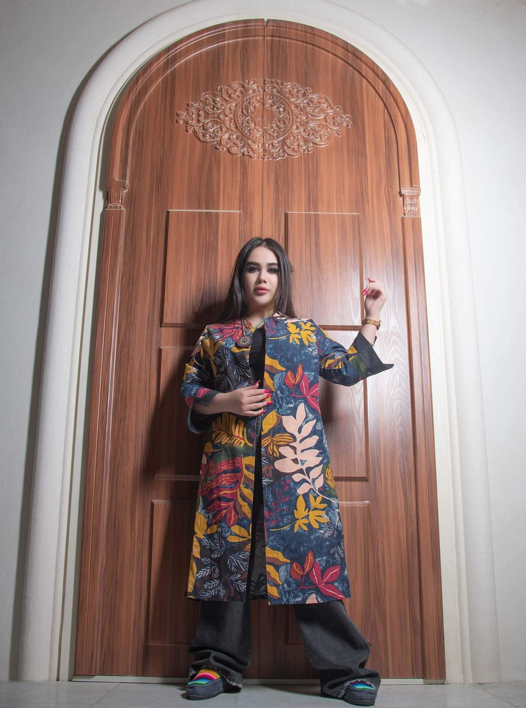 Kardashii colorful gorgeous durable dress good quality wool Kardashian Kim Kylie