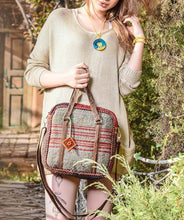 Load image into Gallery viewer, Kardashii traditional hand-weaved Jajim ethnic shoulder bag handmade elbow carry fashionable chic relaxed purse kilim rug bag Kardashian kim kylie
