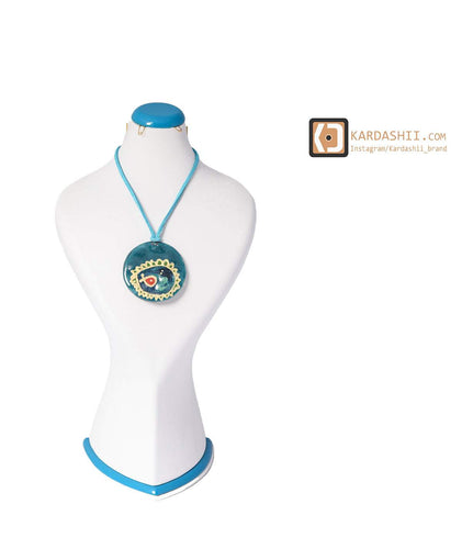 Kardashii Women's Classic turquoise Style functional Colorful necklace, ring, and bracelet Evokes a Fine Lifestyle Kardashian Kim Kylie
