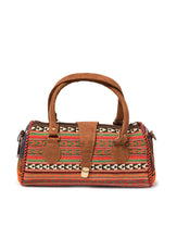 Load image into Gallery viewer, kardashii traditional Turkish Rug Top Handle fashionable roomy Vintage Kilim Rug Bag Kardashian Kim Kylie
