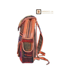 Load image into Gallery viewer, Kardashii street wears representative gift carpetbag handmade traditional geometric unique bag functional, spun wool and yarns uniqueness Kardashian kim kylie
