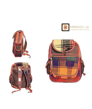 Load image into Gallery viewer, Kardashii street wears representative gift carpetbag handmade traditional geometric unique bag functional, spun wool and yarns uniqueness Kardashian kim kylie
