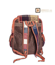 Load image into Gallery viewer, Kardashii street wears representative gift carpetbag handmade traditional geometric unique bag functional, spun wool and yarns uniqueness Kardashian kim kylie
