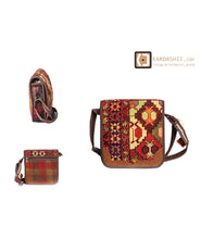 Load image into Gallery viewer, Kardashii Modern Luxury Interior Concepts Kilim Style Flap Bag exquisitely fashioned hand-made Kardashian Kim Kylie
