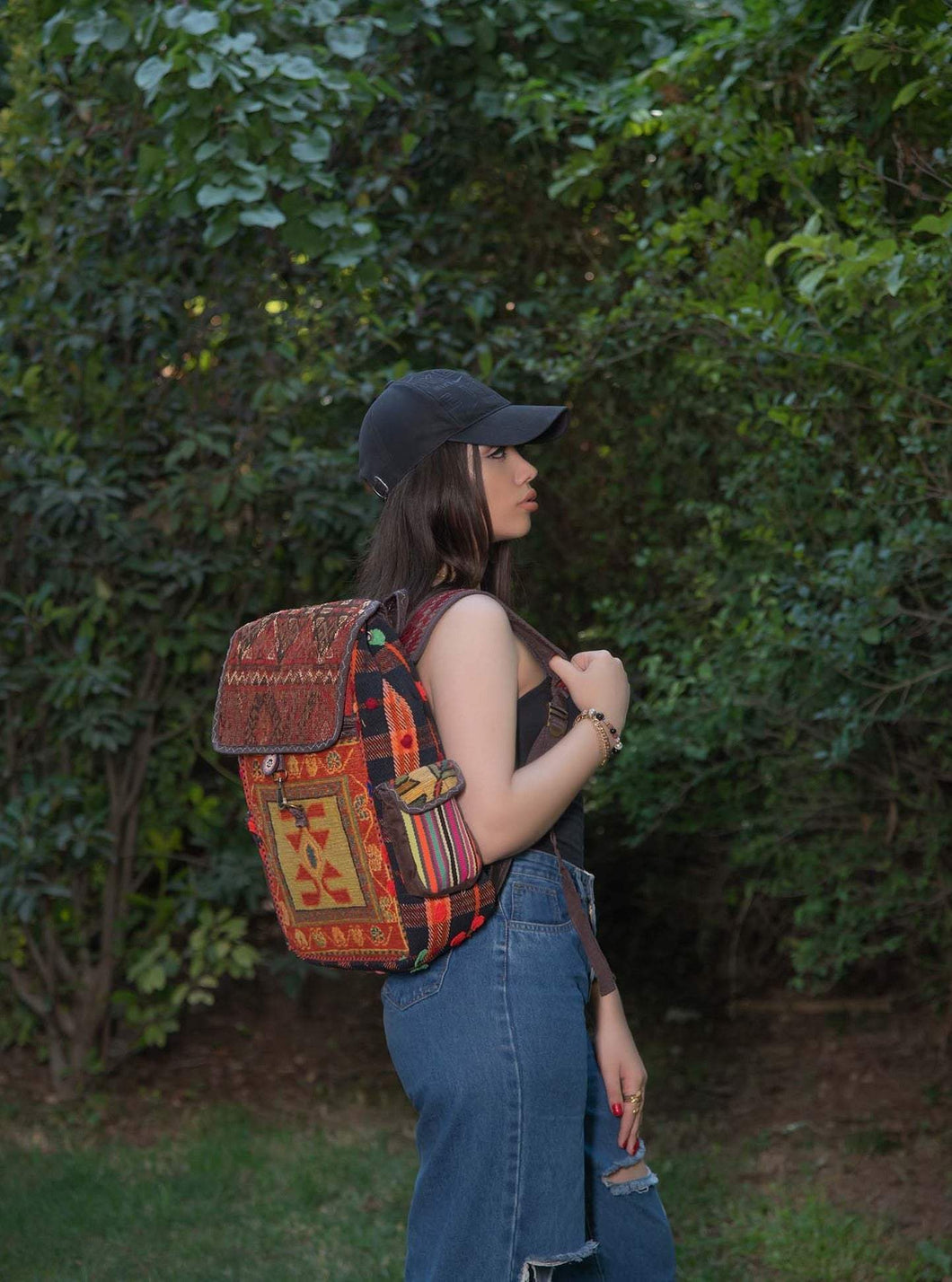 Kardashii Unique Suzani Hand-Woven Kilim Rug Weaved with Hand by Nomads and Captivates with Its Quality and The Oriental Design. Kardashian Kim Kylie