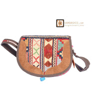 Load image into Gallery viewer, kardashii informal and non-conformist charms bag new design fashionable chic on-trend Purse Kilim Rug Bag Kardashian Kim Kylie
